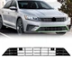 Центральная решетка переднего бампера VW Passat b8 16-19 USA R-Line под парктроник 561-853-671-G-FOD - изображение 1
