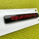 Quattro надпись эмблема для ауди Черный глянец с красным 7,6см - изображение 3