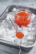 Икра лосося свежая имитированная в стеклянной банке премиум крупная, вкусная 500гр - изображение 6