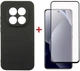 Комплект чехол для смартфона + стекло Dengos Carbon для Xiaomi Redmi Note 15 Pro 5G Black (DG-KM-186) - изображение 1