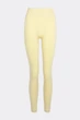 Женские классические бесшовные леггинсы Giulia FLEXING LEGGINGS S/M Yellow-lemon grass, лосины из микрофибры, эластичные для спорта - изображение 2