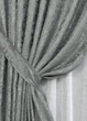 Комплект готовых штор VR-Textil Лен мрамор Pavliani ХО № 1264ш Серый 150х280 см 2 шт (33-0105) - изображение 5