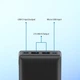 Зовнішній акумулятор Philips 20000mAh 20W Black (DLP7721C/00) [157833] - зображення 5