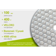 Alloid Pro. Круг алмазный шлифовальный на липучке HEXAGON 100 мм, зерно 400 - изображение 4