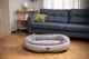Лежак для собак Harley and Cho Donut Gray L 95x70 см (3102862) - изображение 7