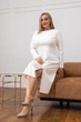 Жіноча трикотажна сукня міді RiMari 50 Білий (rm22512) - изображение 6