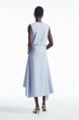 Сукня жіноча COS gathered asymmetric midi dress 1223501002 S Блакитний - изображение 4