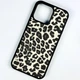 Чохол Leather case with MagSafe for iPhone 15 Pro Max Leopard 2 - зображення 1