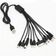Багатофункціональний зарядний USB кабель 10-в-1 для різних пристроїв із довгим дротом - зображення 8