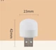 Портативная светодиодная USB-лампа мини EDC фонарик - изображение 2