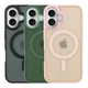 Чохол TPU+PC Goldencis Matte with MagSafe для iPhone 16 Dark Green - зображення 2