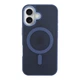 Чохол TPU+PC Goldencis Matte with MagSafe для iPhone 16 Dark Blue - изображение 1