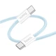 USB Hoco X104 Source 60W Type-C to Type-C 2m Голубой - изображение 1
