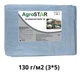 Тент універсальний "AgroStar" 130 (3 * 5) сірий - зображення 1