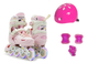 Комплект дитячих роликів + захист + шолом Model Pink Scale Sports. Усі колеса світяться. Розмір 29-33 - зображення 1