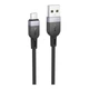 USB Hoco X109 Silicone Micro 2.4A 3m Черный - изображение 1