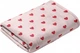 Плед Biltex Flannel бежевый с принтом Sweet Hearths Двуспальный 180х200 см (4820298413995) - изображение 2