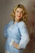 Вишиванка жіноча Козачок M блакитна з білою Дерево життя - изображение 1