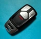 Корпус смарт ключа нового образца Audi MeyKey (92-77) 3 кнопки + Panic с логотипом для американского региона - изображение 2