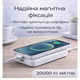 Power Bank Baseus магнітний 20000 mAh, бездротова зарядка 15W, PD 20W (USB-C) White - изображение 4