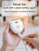 Электробритва для женщин houpoo LS-2109 для зоны бикини, ног и подмышек с LED подсветкой, USB-C, влажное и сухое бритье - изображение 3