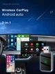Бездротовий адаптер CarPlay 2 в 1, стабільний швидкий бездротовий адаптер CarPlay з функцією Plug and Play - изображение 4