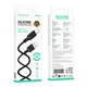 USB Borofone BX113 Silicone Type-C 3A 2m Черный - зображення 2