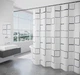 Тканинна шторка для ванної та душу Square 180x200 см - зображення 1