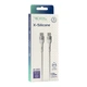 USB Ridea RC-XS51 X-Silicone Type-C to Type-C 60 W 1.2m Білий - зображення 2