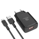 Сетевое Зарядное Устройство Ridea RW-11111 Element Micro 2.1 A Черный - изображение 1