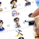 Книга интерактивная Виммельбух Дино Wtoys 19 тем, украинский язык, сенсорные кнопки, ручка пиши-стирай 51822 - изображение 7
