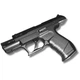 Страйкбольний пістолет AirSoft Gun Walther металевий з пружинним механізмом та пластиковими кульками C23A - зображення 6
