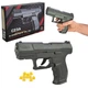 Страйкбольний пістолет AirSoft Gun Walther металевий з пружинним механізмом та пластиковими кульками C23A - зображення 8