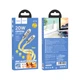 USB Hoco U113 Solid PD20W Silicone Type-C to Lightning Золотой - изображение 2