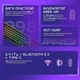 Бездротова клавіатура Proove Gaming Slicker Pro (Ukraine Layout) white/purple - изображение 5