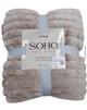 Плед Soho поліестер Streak Beige двоспальний 200x230 см - изображение 1
