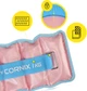 Утяжелители-манжеты для ног и рук Cornix 2 x 1 кг Розово-голубые (XR-0399) - изображение 4