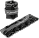 Утяжелители-манжеты для ног и рук Cornix 2 x 1 кг Черно-серые (XR-0397) - изображение 1