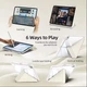 Раздвижной чехол обложка Pulling Separation Y-Fold + Right Pencil Holder BBM1 для iPad 10 2022/2024 10.9"/iPad 11" 2025 (A16) Кремовый - изображение 4