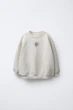 Світшот з вишивкою Zara 5643/320 110см Бежевий (05643320712110) - изображение 1