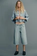 Джинсові шорти-бермуди з низькою посадкою Zara 4365/204 XS/34 Блакитні (0436520440632) - зображення 2