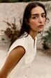 Лляна сукня міді зі шлевками Zara 7016/709 XS Бежева (07016709712XS) - изображение 3