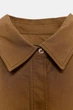 Поплінова сукня-сорочка zw collection Zara 9210/588 XS коричнева (09210588723XS) - зображення 8