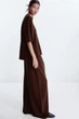 Штани з легким ефектом потертості Zara 4174/191 S Коричневі (04174191716S) - изображение 4