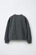 Варений світшот з написом Zara 3402/706 134см Сірий (03402706802131) - зображення 2
