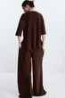 Штани з легким ефектом потертості Zara 4174/191 S Коричневі (04174191716S) - изображение 5