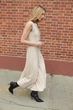 Довга сукня без рукавів Zara 0858/620 S Бежева (00858620718S) - изображение 2