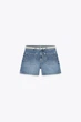 Джинсові шорти з ременем Zara 5862/152 XXS/32 сині (0586215242732) - зображення 4