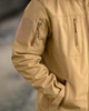 Тактическая демисезонная куртка Eskalibur Softshell Койот влагозащитная ветронепроницаемая M - изображение 4