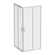 Душове огородження Square Slide AM.PM Gem 90×90 см, без піддону, хром профіль W90UG-403-9090MT - зображення 4